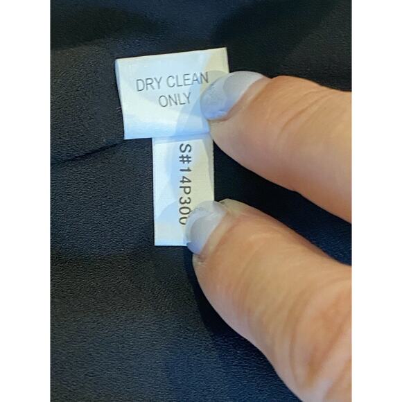 Kay Unger Size 10 Women’s 100% Silk High Rise Wide Leg Pant In Black Fully Lined - Picture 5 of 6